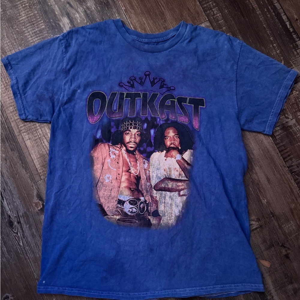 Royal Blue Outkast Graphic Tee - Short Sleeve Sz Large